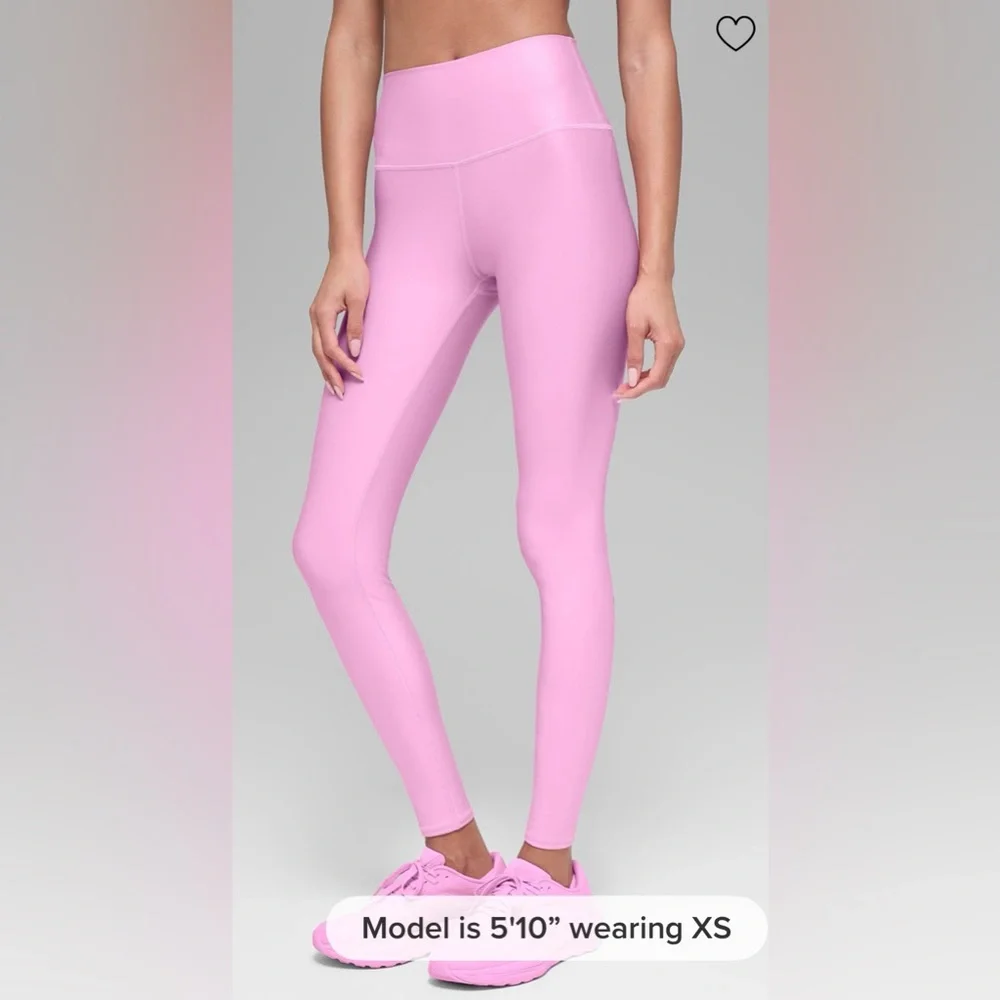 Alo Yoga NWT High Waist Airlift Leggings Candy Heart Pink Size M